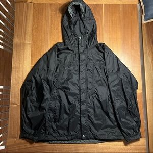 Black Columbia Raincoat /Rain Jacket